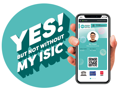 Yes! But not without my ISIC
