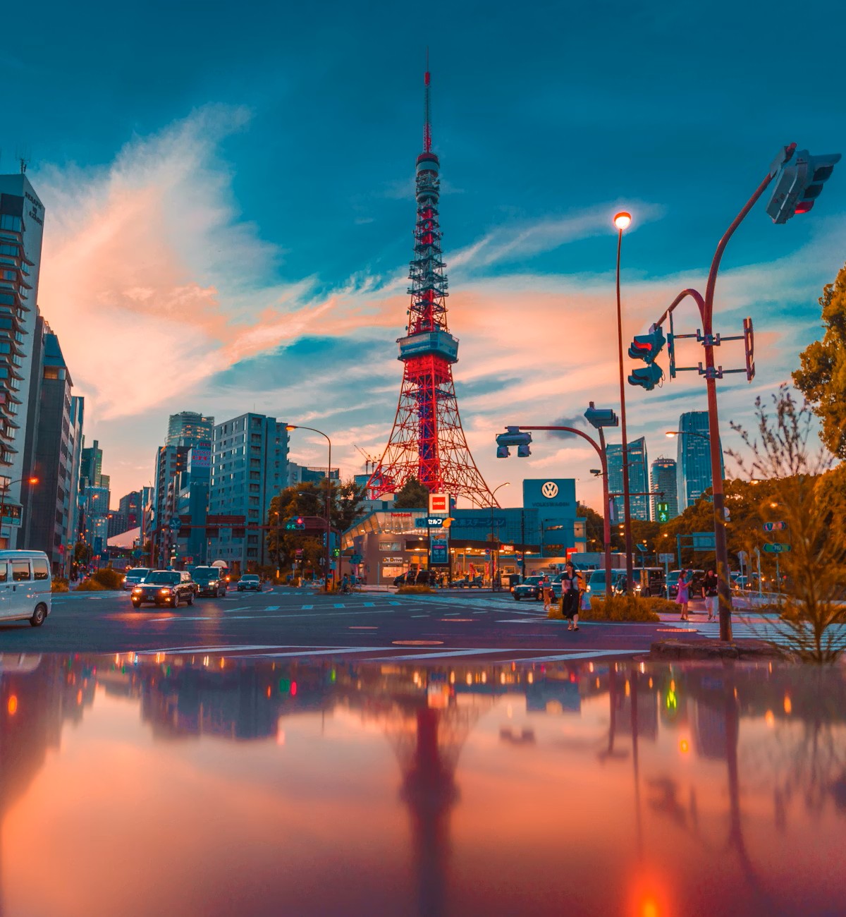 Straatbeeld in Tokyo